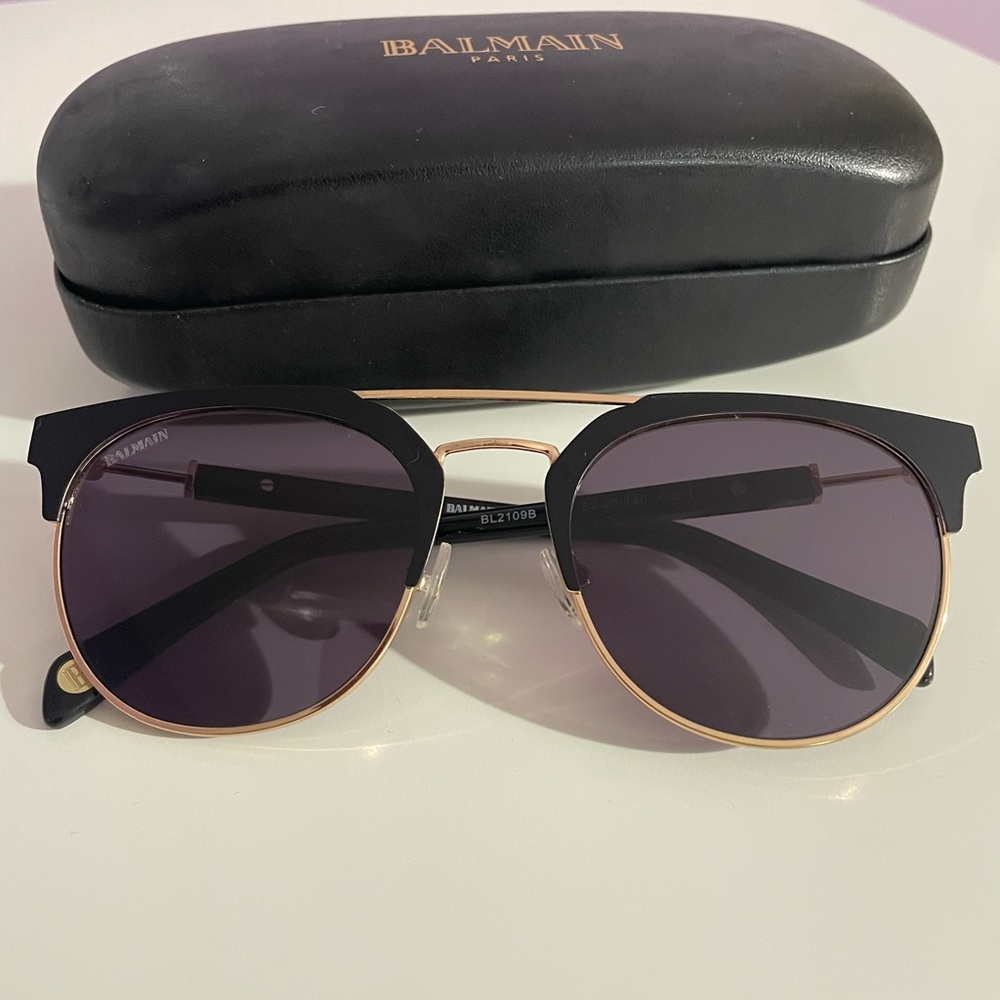 Authentic Balmain Clubmaster Sunglasses